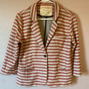 Anthropologie Striped Blazer- M